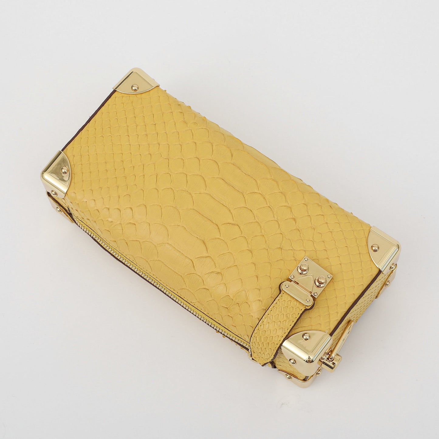 2025New Python Skin Women's Bag Genuine Leather Soft Box Bag High-end Feel Single Shoulder Crossbody Bag Women's Underarm Small Square Bag