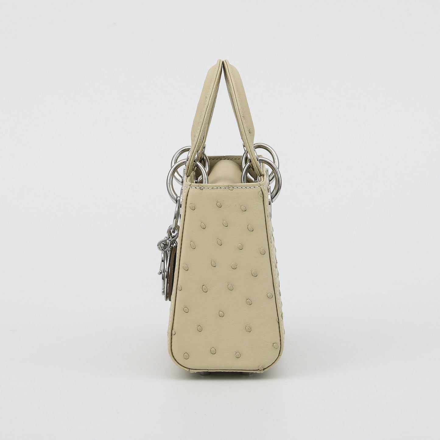 Premium 2025 Ostrich Leather Lady Dior Bag Handbag