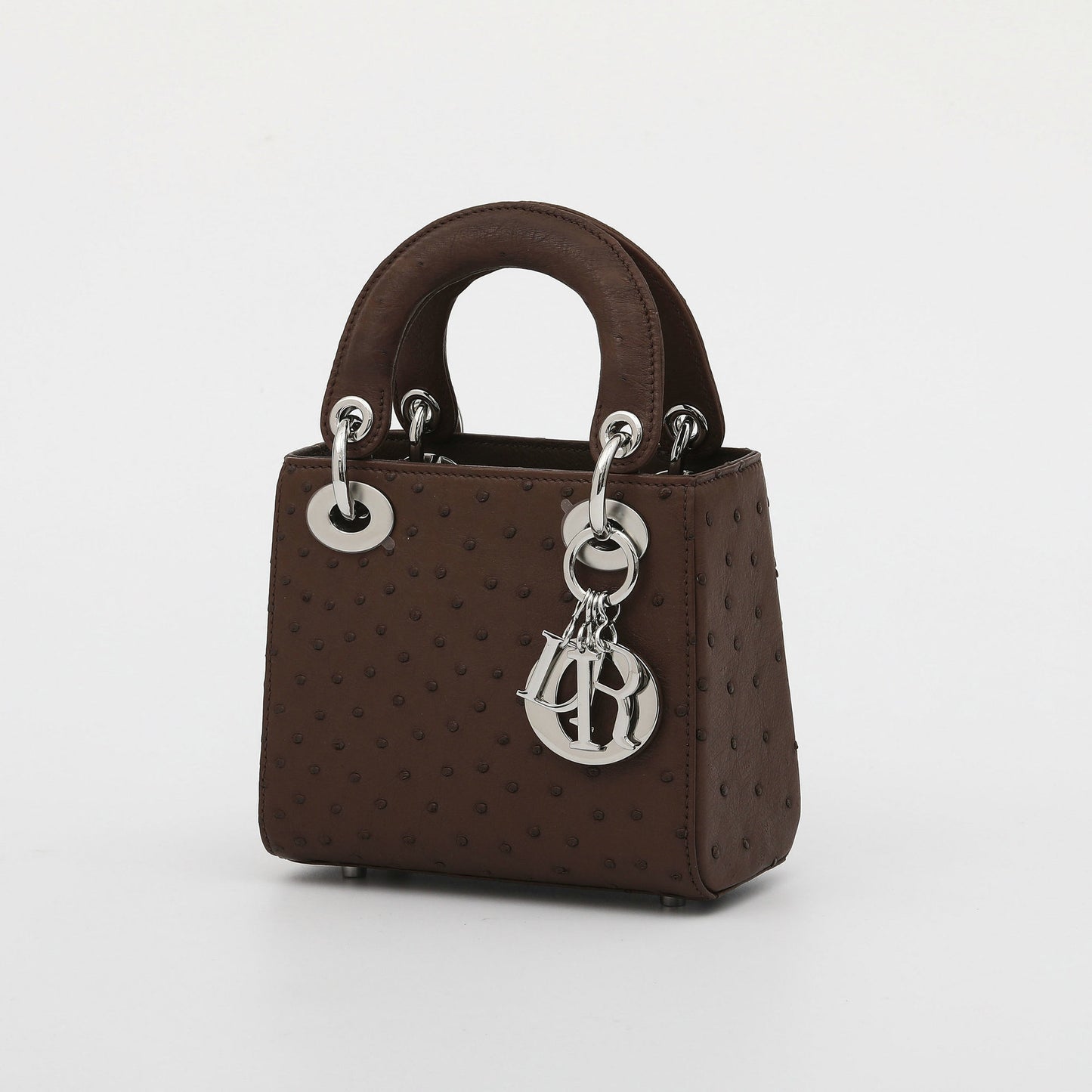 Premium 2025 Ostrich Leather Lady Dior Bag Handbag