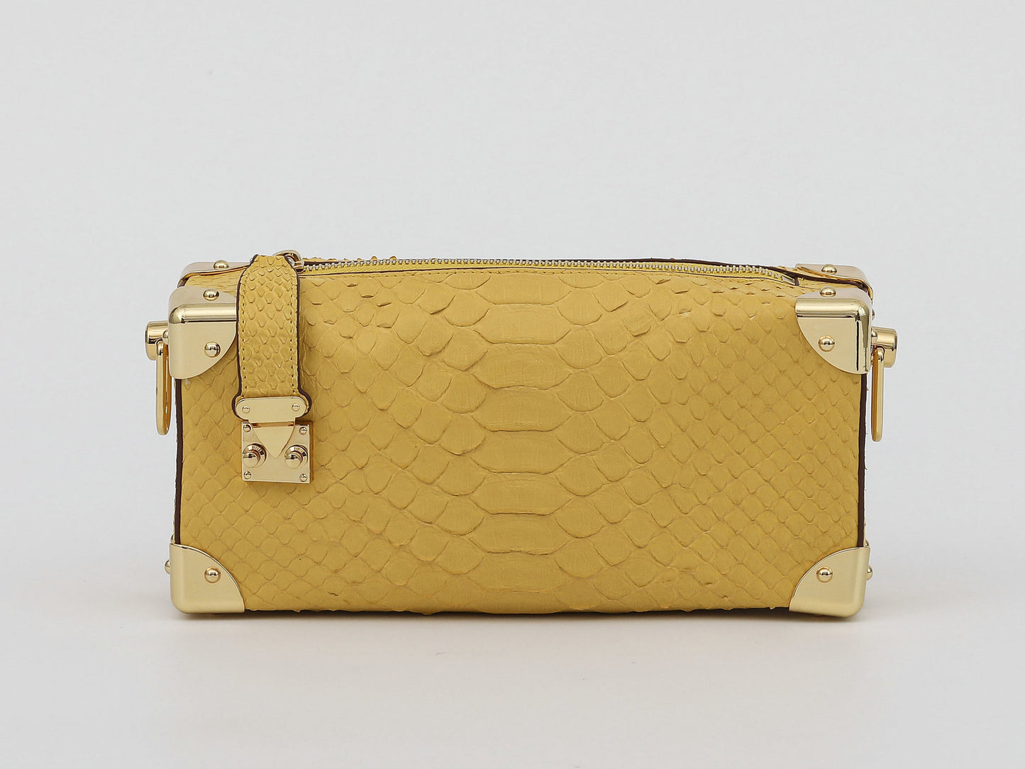 2025New Python Skin Women's Bag Genuine Leather Soft Box Bag High-end Feel Single Shoulder Crossbody Bag Women's Underarm Small Square Bag