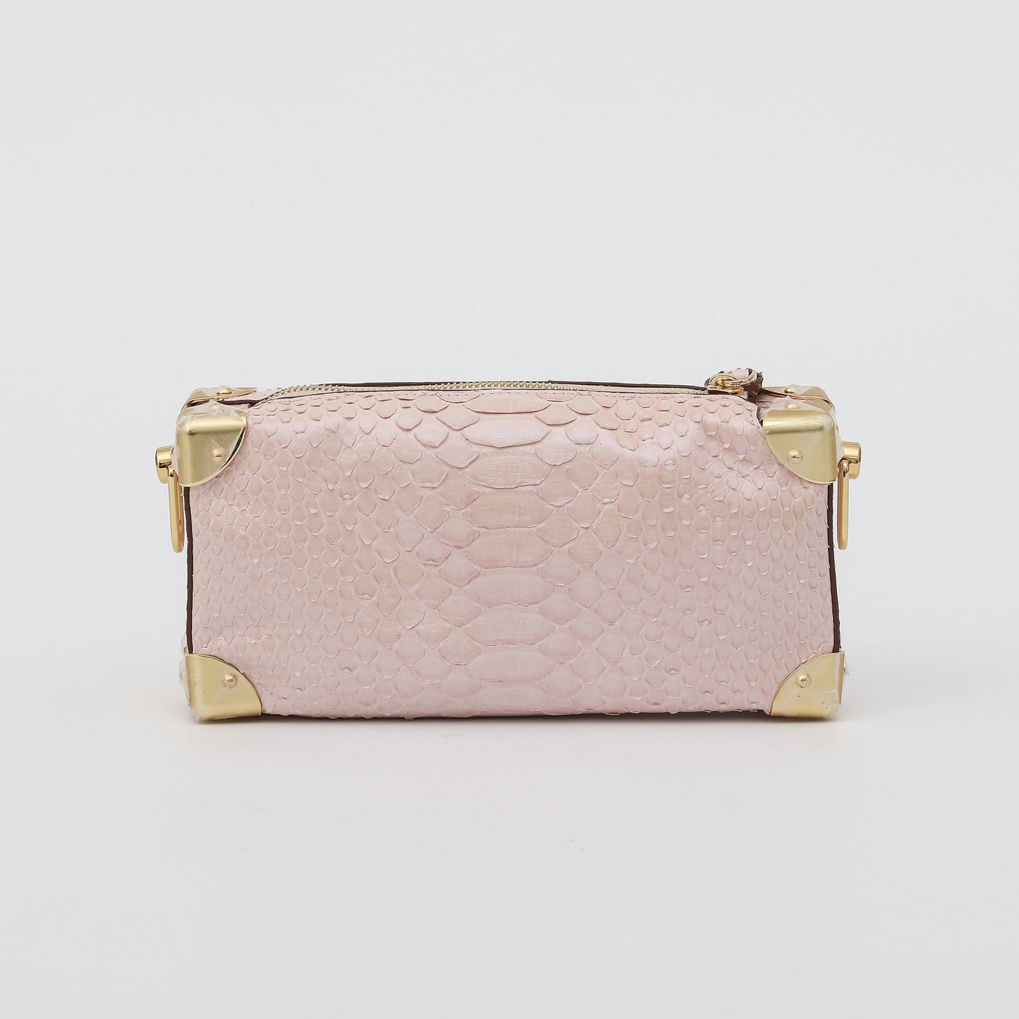 2025New Python Skin Women's Bag Genuine Leather Soft Box Bag High-end Feel Single Shoulder Crossbody Bag Women's Underarm Small Square Bag