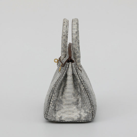 20cm Python Leather Women's Crossbody Bag