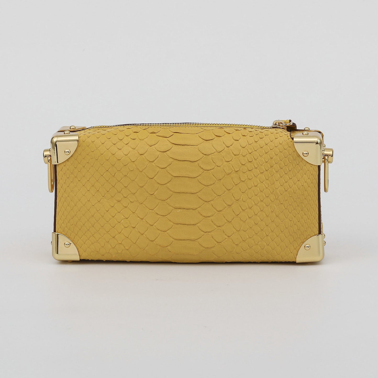 2025New Python Skin Women's Bag Genuine Leather Soft Box Bag High-end Feel Single Shoulder Crossbody Bag Women's Underarm Small Square Bag
