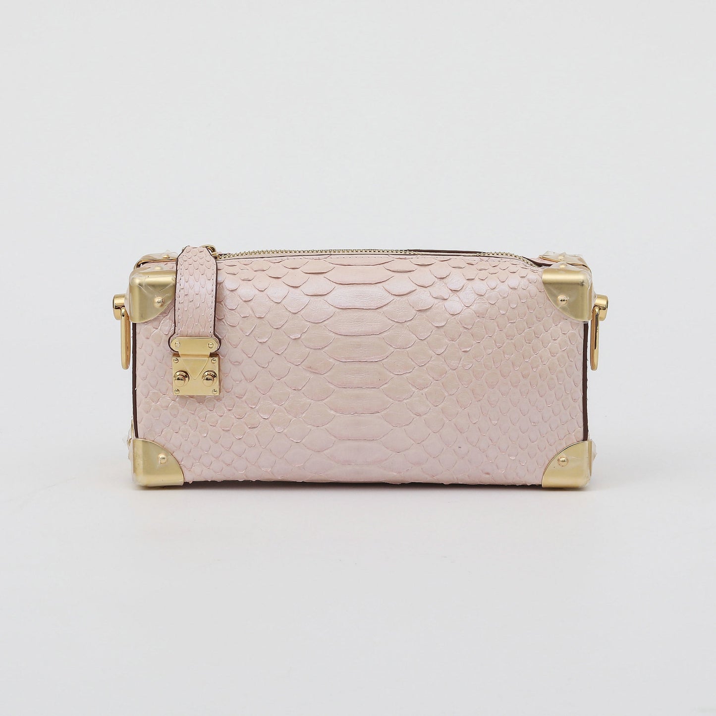 2025New Python Skin Women's Bag Genuine Leather Soft Box Bag High-end Feel Single Shoulder Crossbody Bag Women's Underarm Small Square Bag