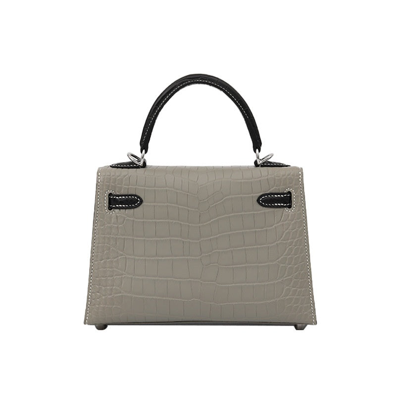 Elegant 2025 Siamese Crocodile Leather Kelly II Handbag for Women