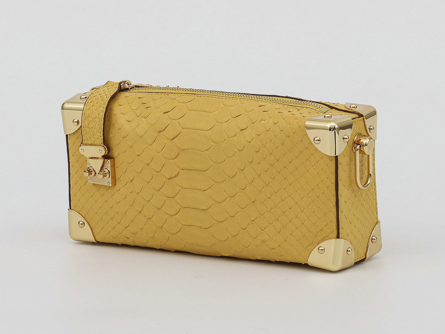 2025New Python Skin Women's Bag Genuine Leather Soft Box Bag High-end Feel Single Shoulder Crossbody Bag Women's Underarm Small Square Bag