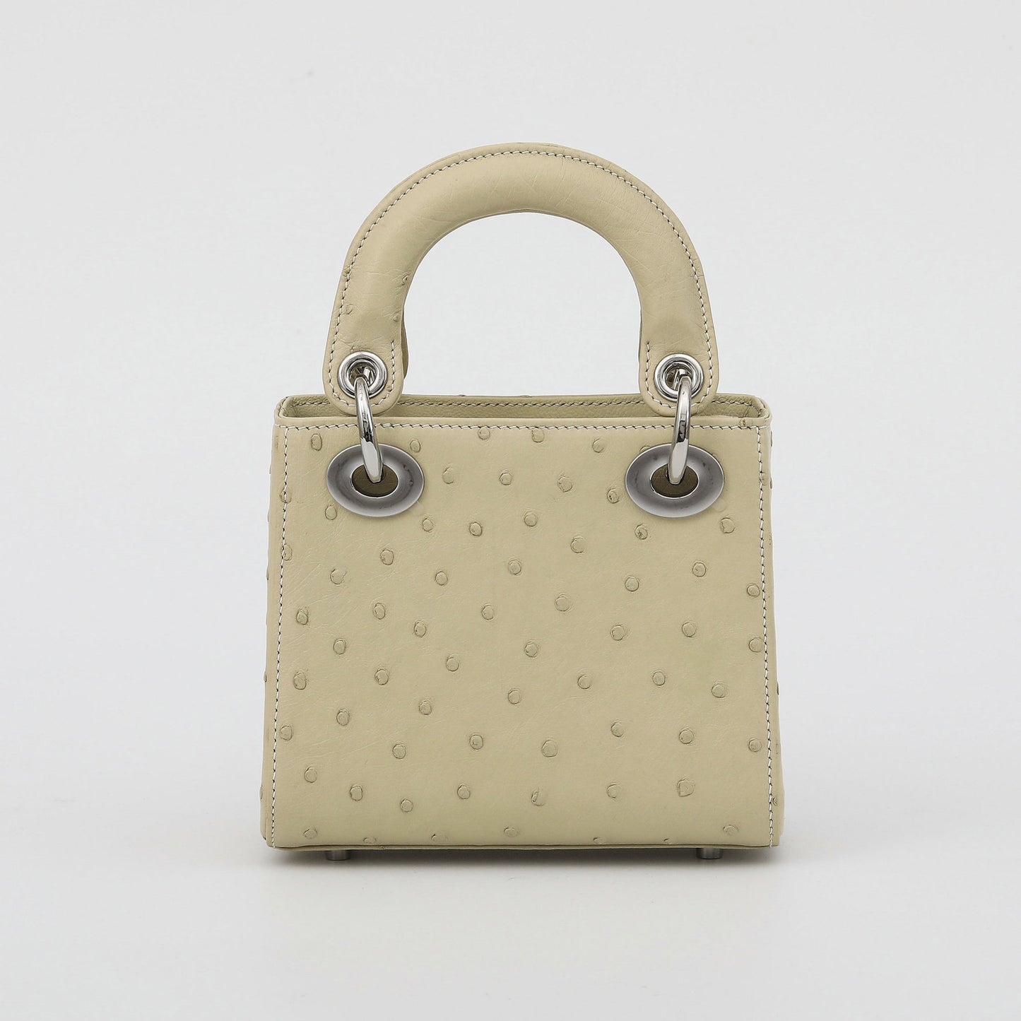 Premium 2025 Ostrich Leather Lady Dior Bag Handbag