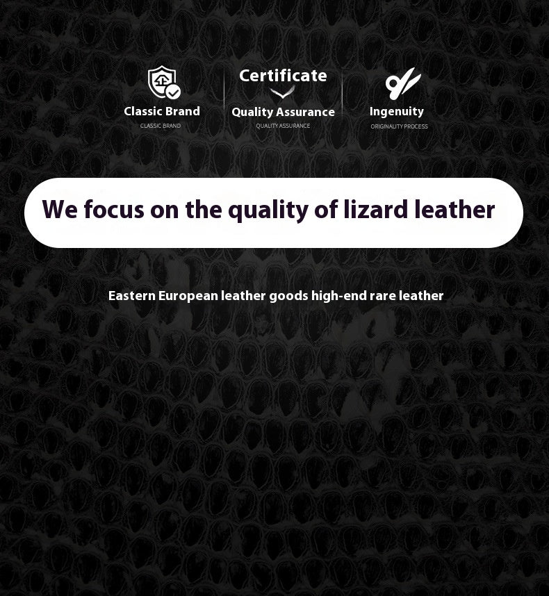 2025 Fashionable Lizard Skin Lady Crossbody Bag Small Genuine Leather