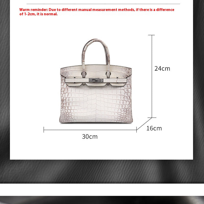 Handmade Limited Himalayan Crocodile Tote 30cm