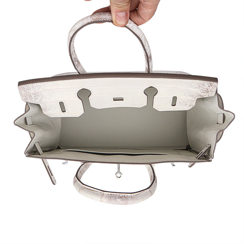 Handmade Limited Himalayan Crocodile Tote 30cm