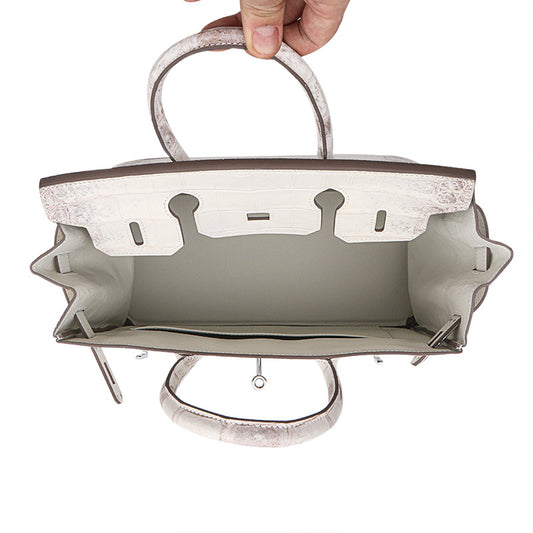 Handmade Limited Himalayan Crocodile Tote 30cm