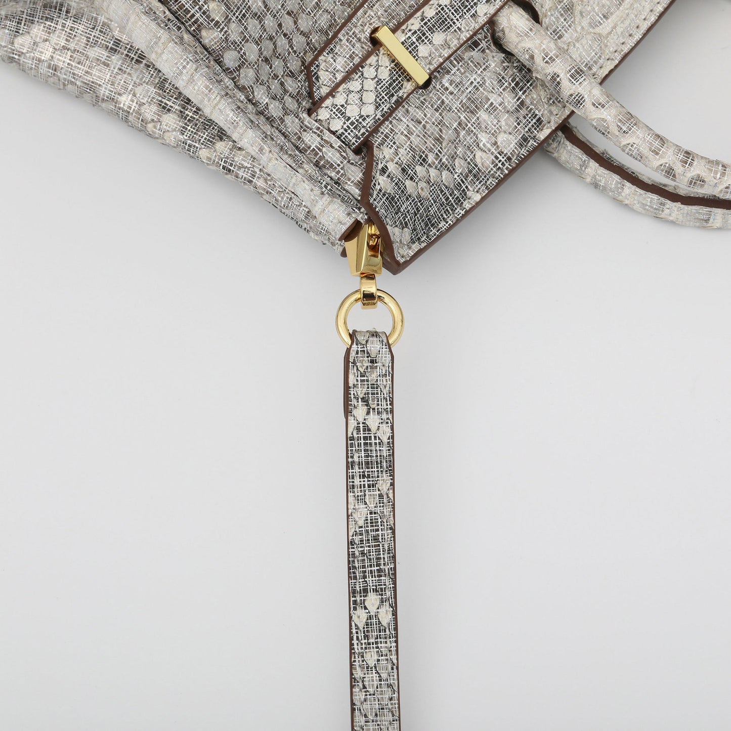 20cm Python Leather Women's Crossbody Bag