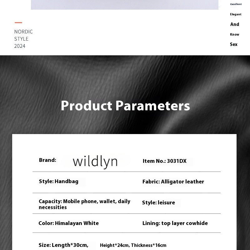 Handmade Limited Himalayan Crocodile Tote 30cm