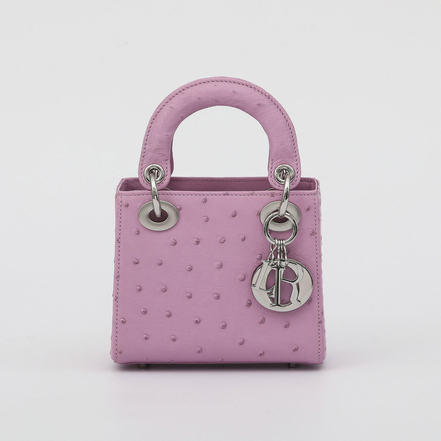Premium 2025 Ostrich Leather Lady Dior Bag Handbag