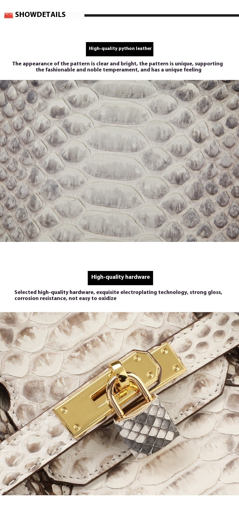 2025 Luxury Python Leather Birkin 30 Tote – Genuine Leather Designer Handbag for Women, Fashionable Casual Chic Top Handle Bag