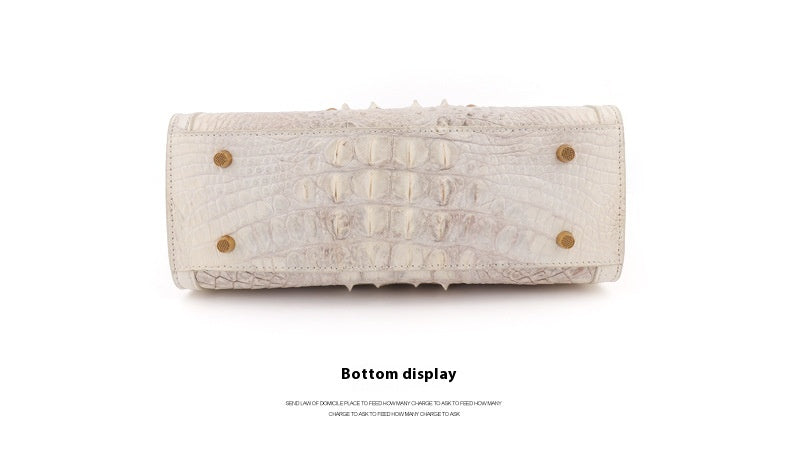 Himalayan White Women's Bamboo Joint Handbag