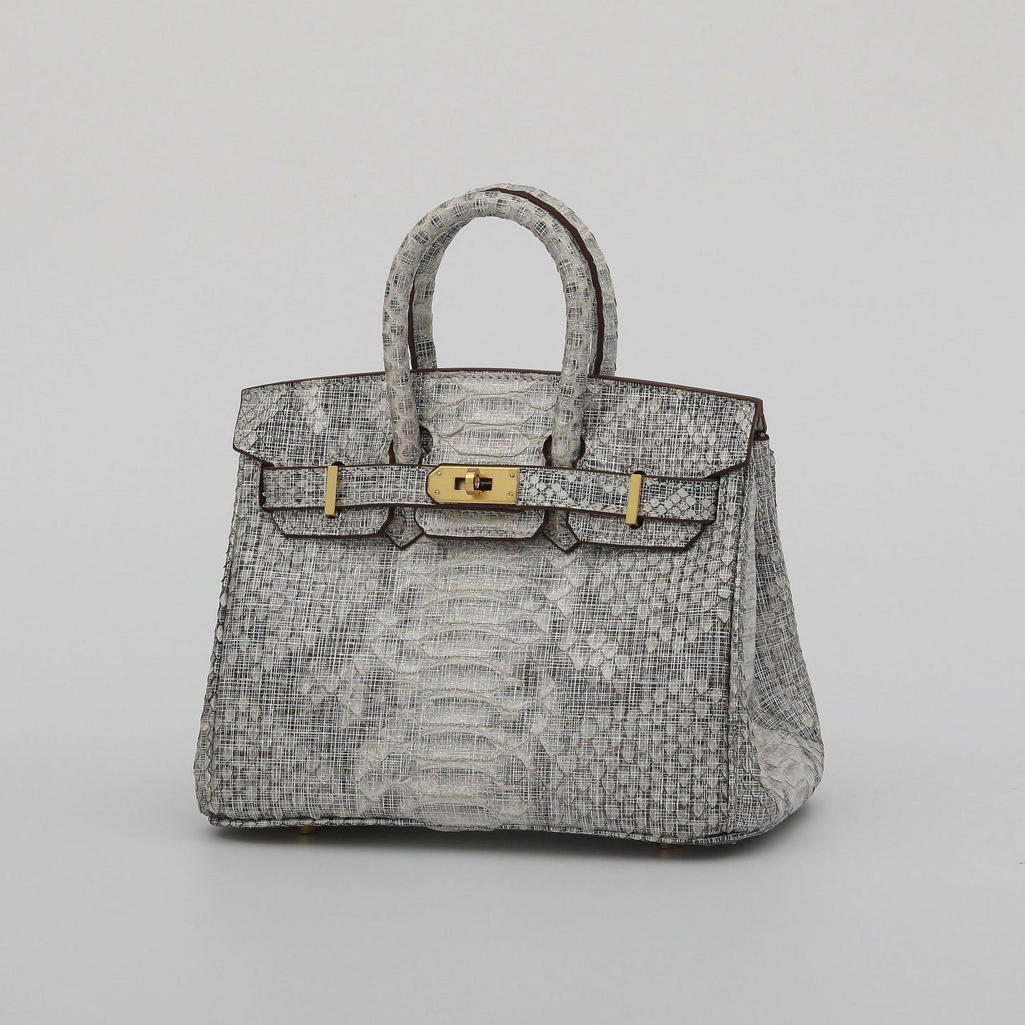 20cm Python Leather Women's Crossbody Bag