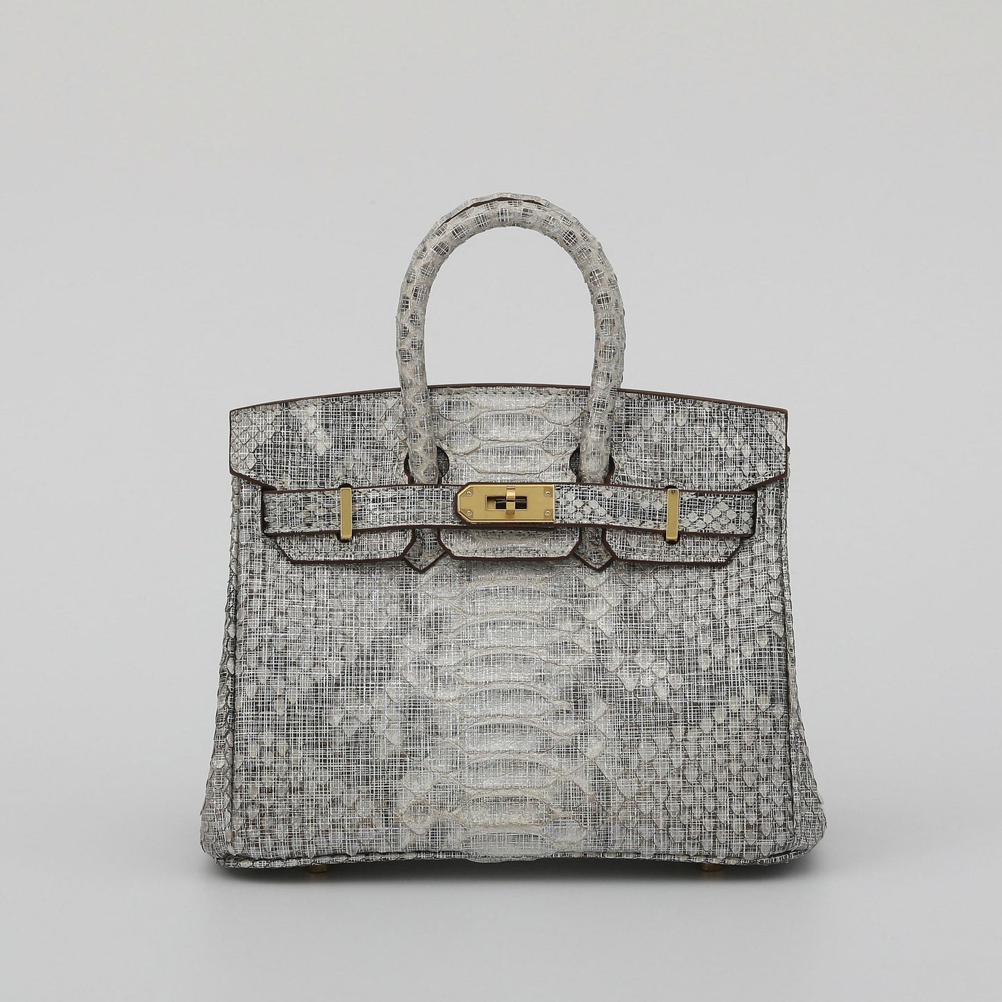 20cm Python Leather Women's Crossbody Bag
