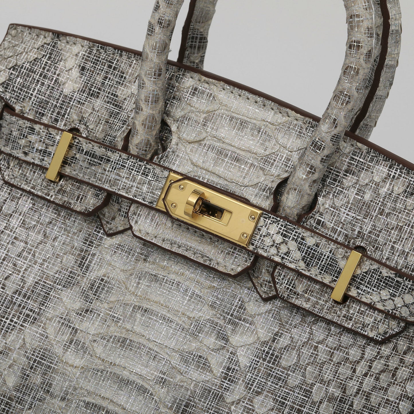 20cm Python Leather Women's Crossbody Bag