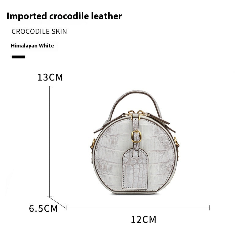 2025 New Himalayan Crocodile Leather Lady Bag Chic Small Tote