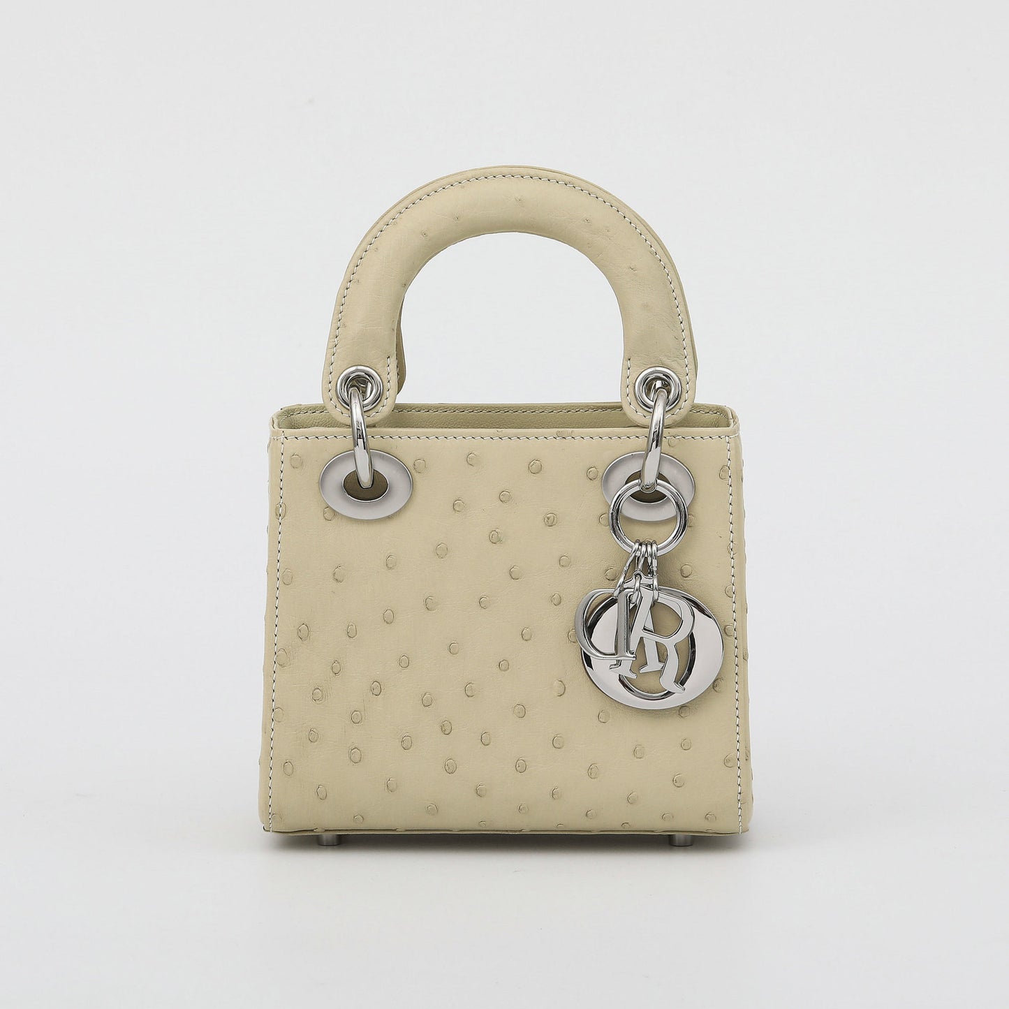 Premium 2025 Ostrich Leather Lady Dior Bag Handbag